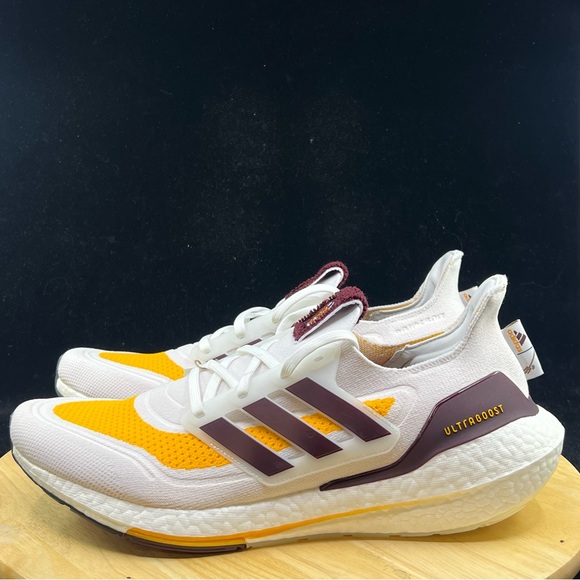 Adidas Ultraboost 21 Mens NCAA Arizona State Sun Devils ASU Men’s 12.5 - Picture 7 of 10